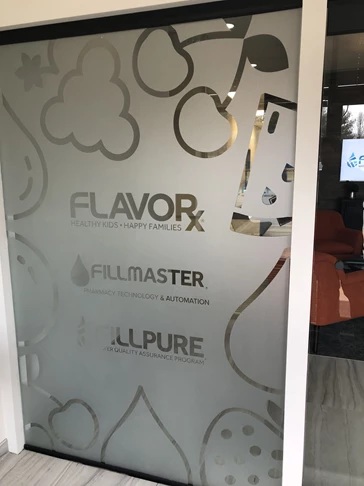 Frosted Vinyl Graphics